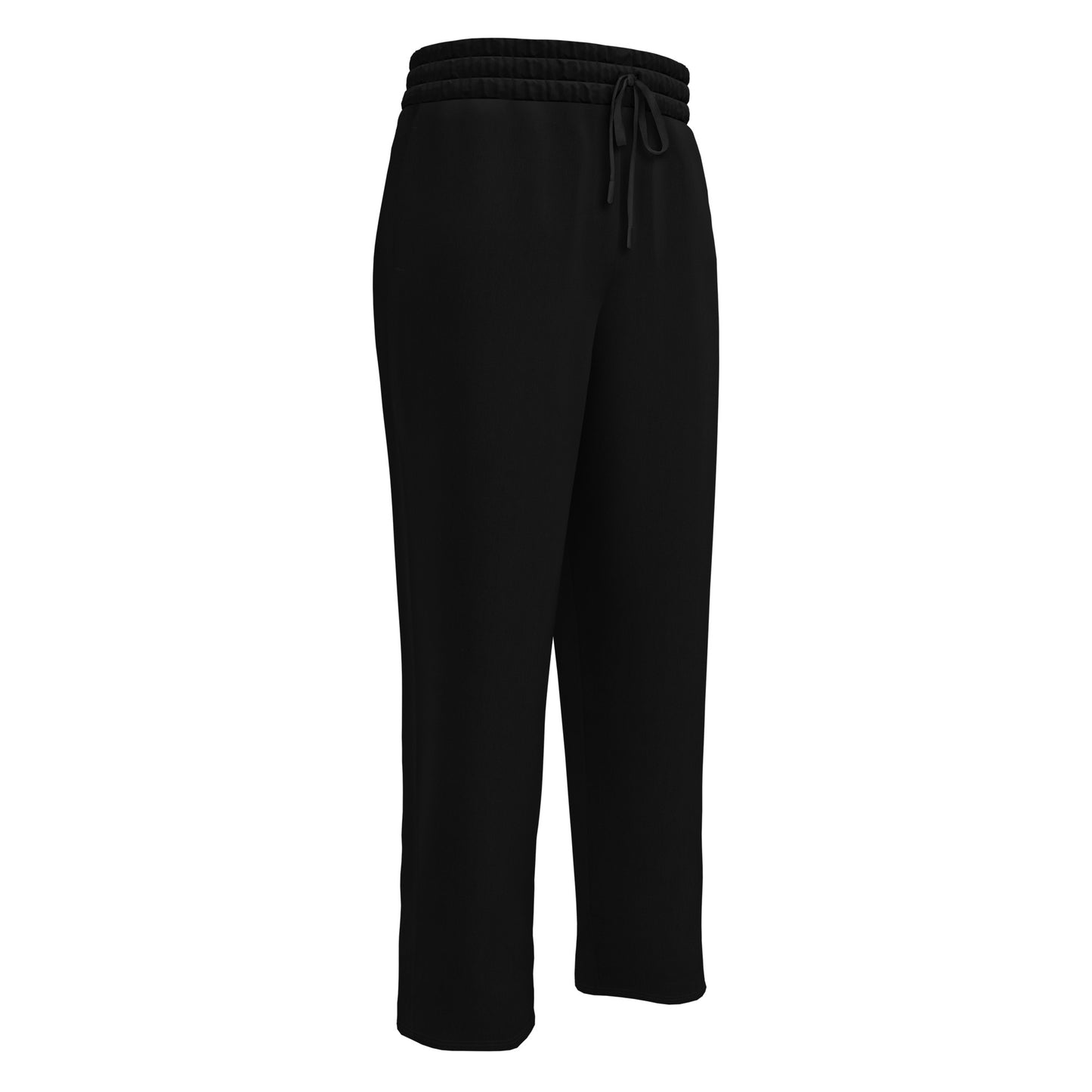 Black Wide-leg joggers