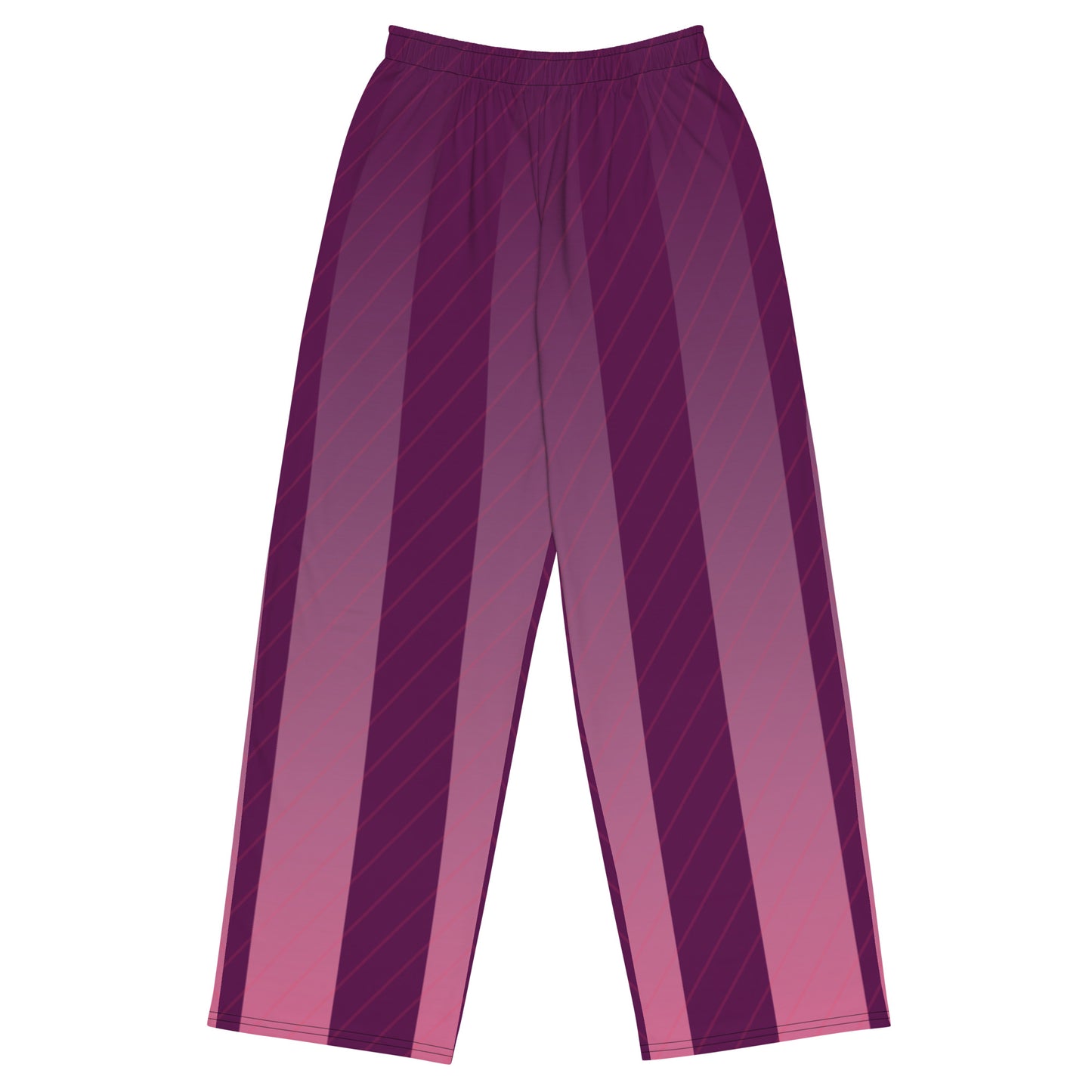 Purple wide-leg pants