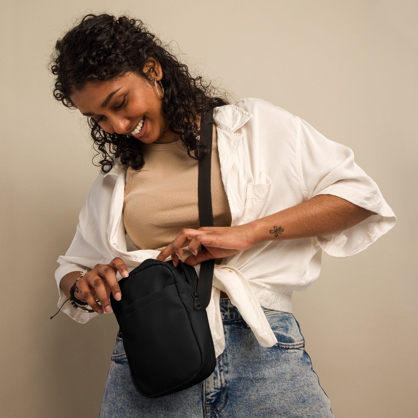 Black Utility crossbody bag