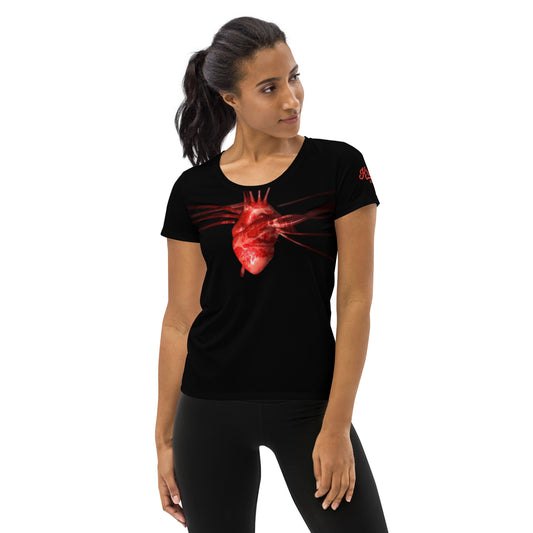 Hearth Print Women's Athletic T-shirt