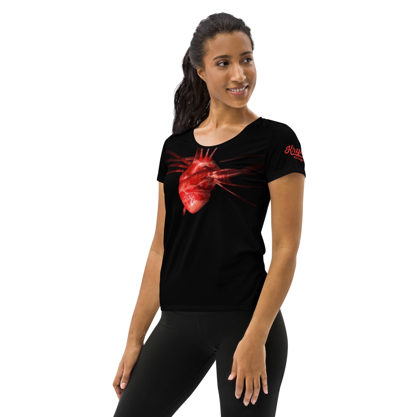 Hearth Print Women's Athletic T-shirt