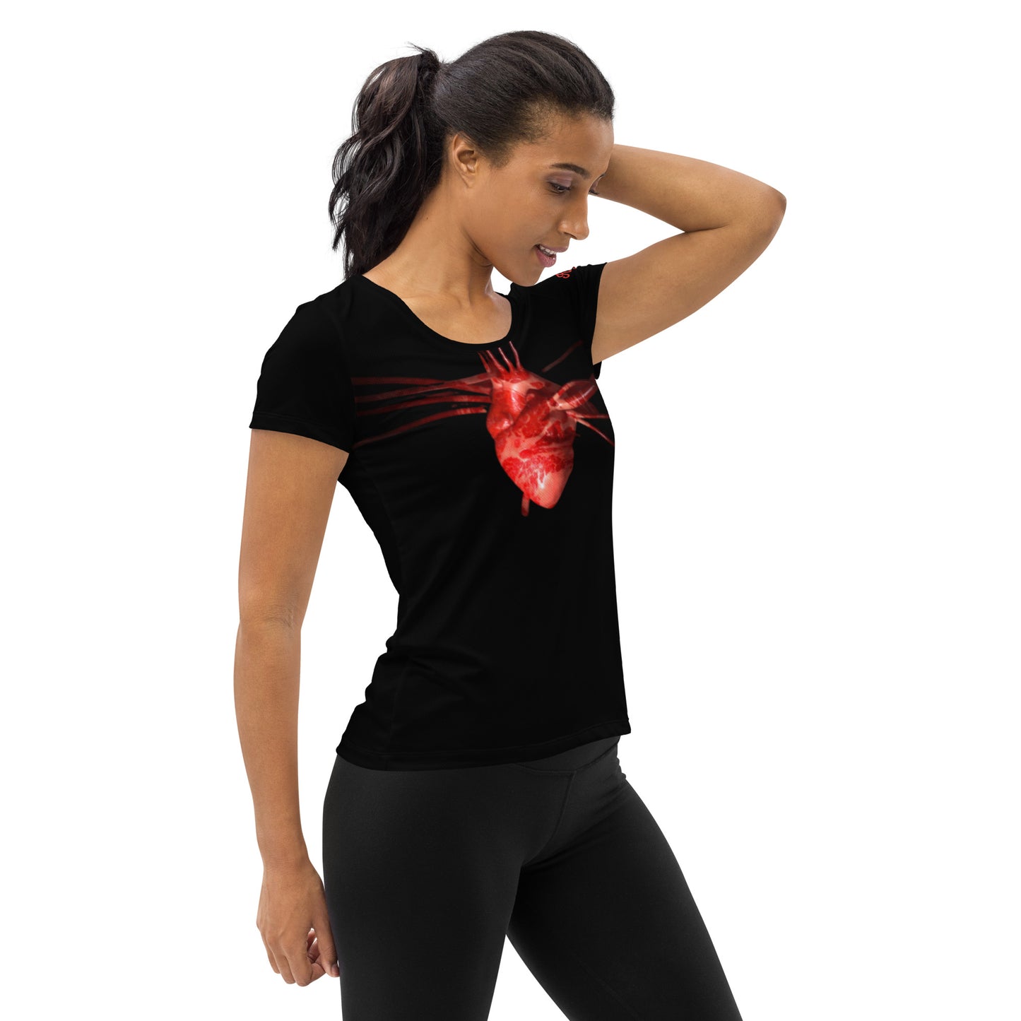 Hearth Print Women's Athletic T-shirt