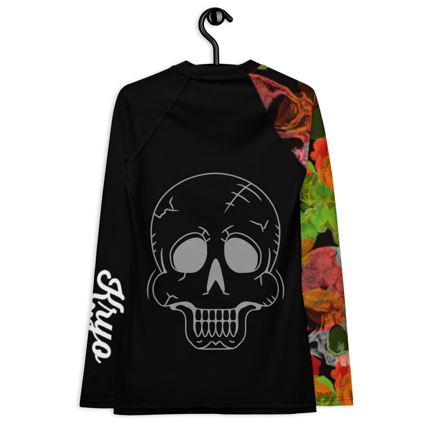 Skull Print Rash Guard