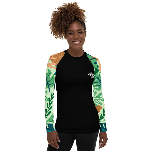 Plant Print Rash Guard