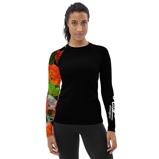 Skull Print Rash Guard