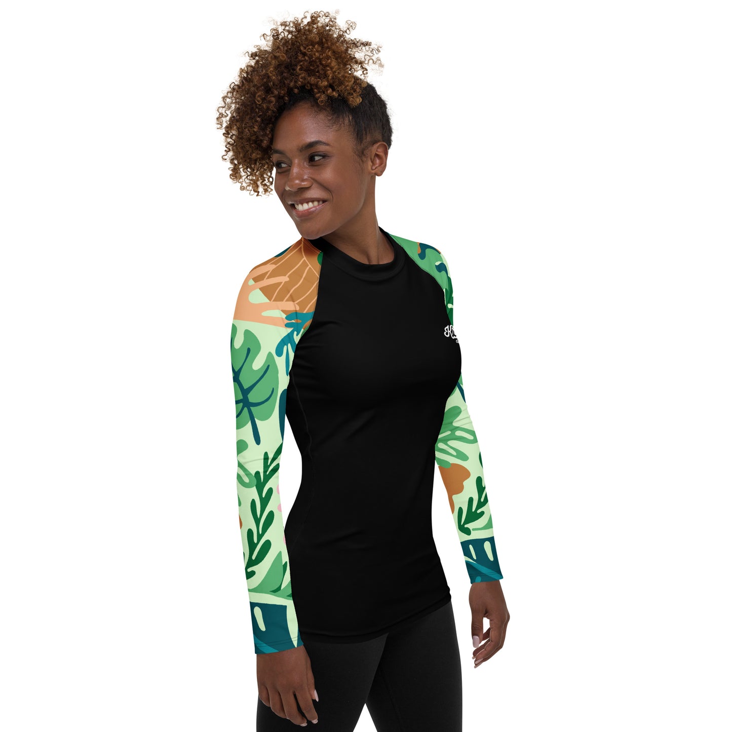 Plant Print Rash Guard