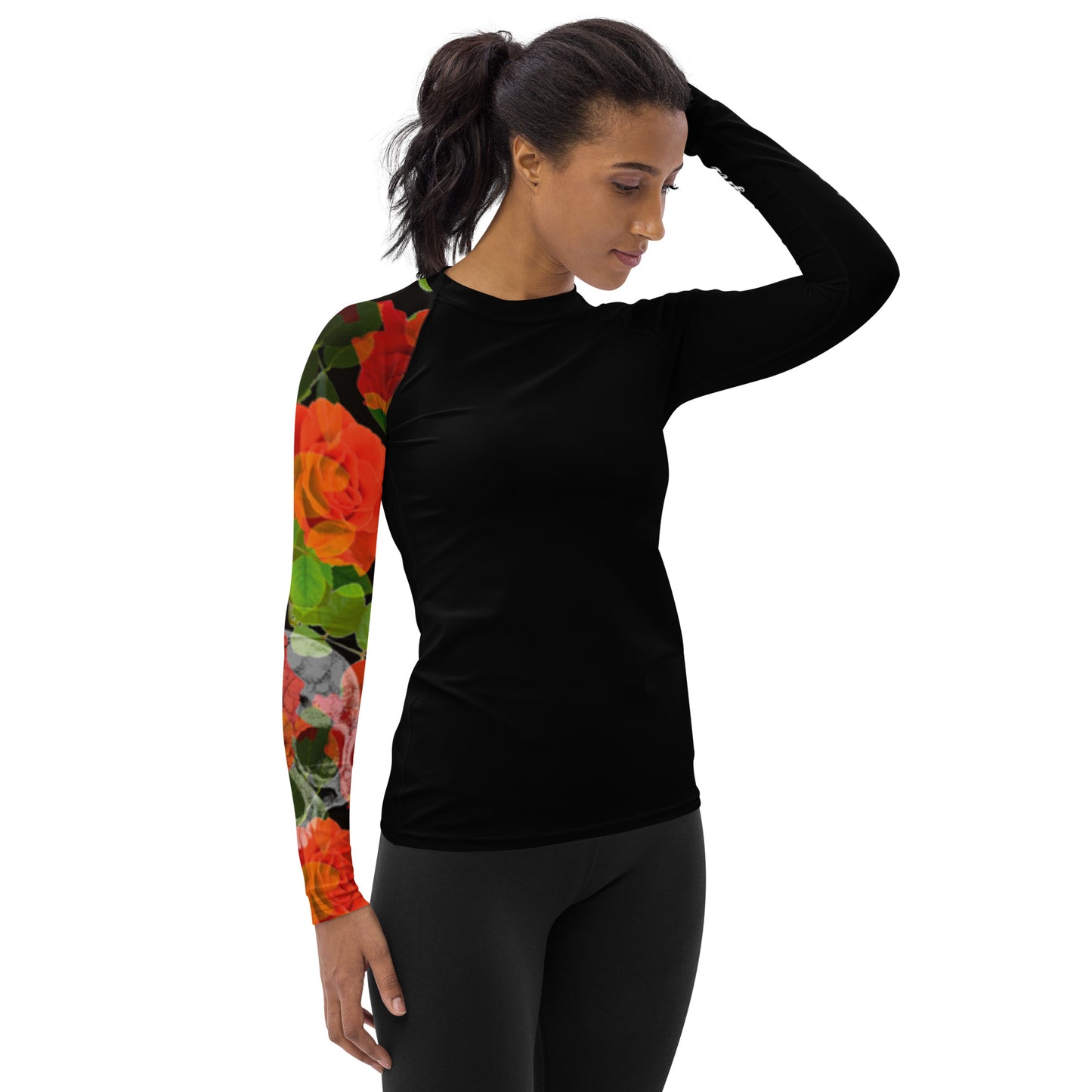 Skull Print Rash Guard