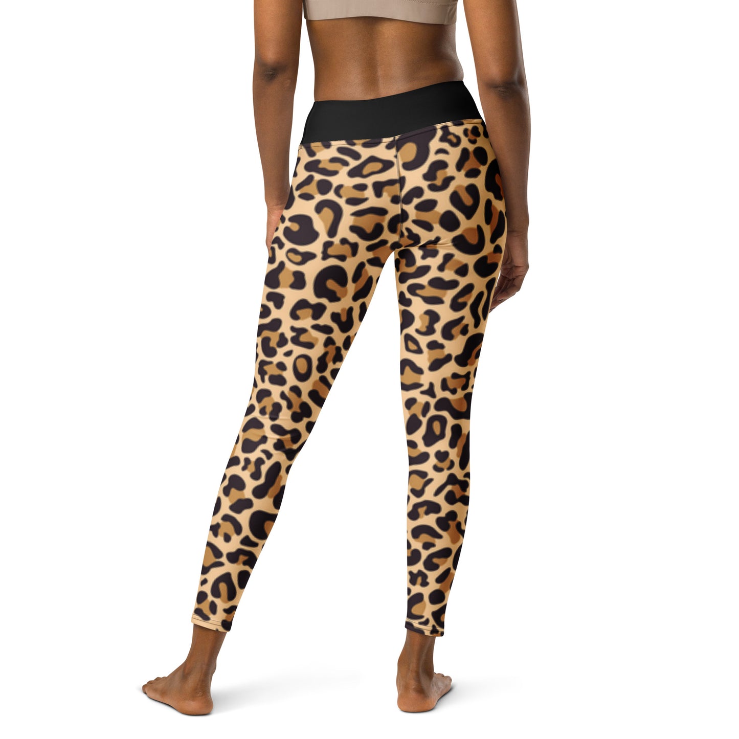 Leopard Raised Waist Yoga Leggings