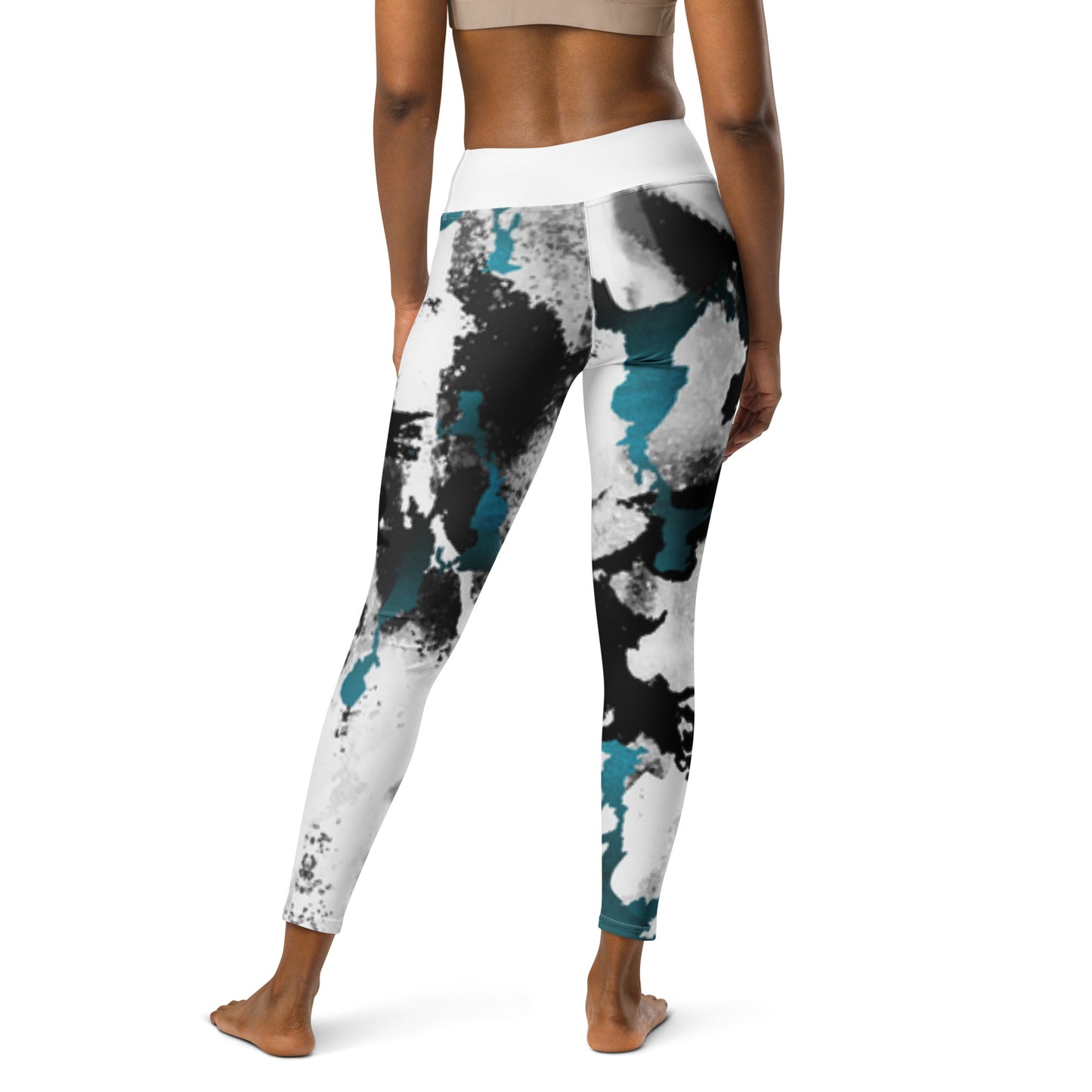 Graphic Harmony Yoga Leggings Raised Waistband