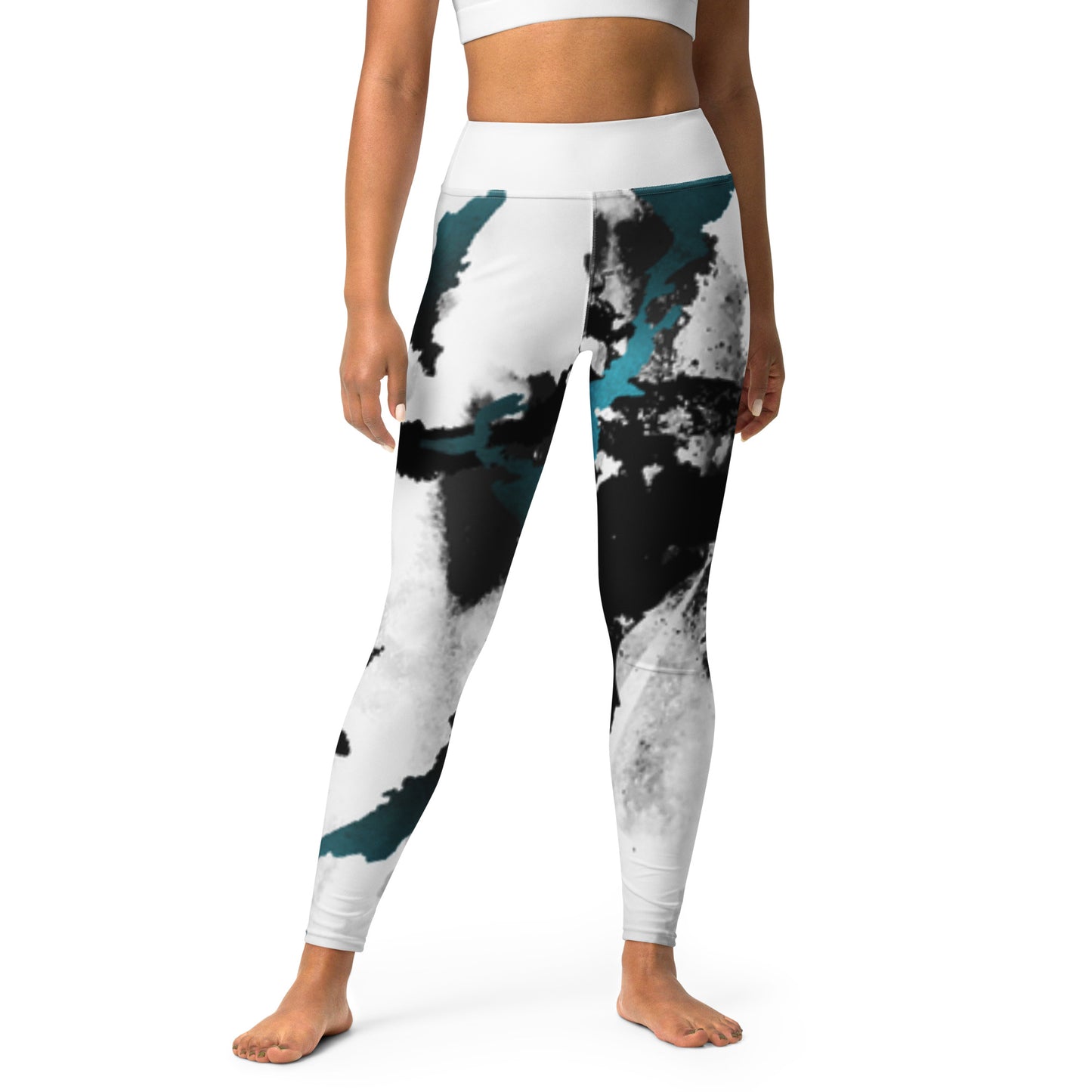 Graphic Harmony Yoga Leggings Raised Waistband