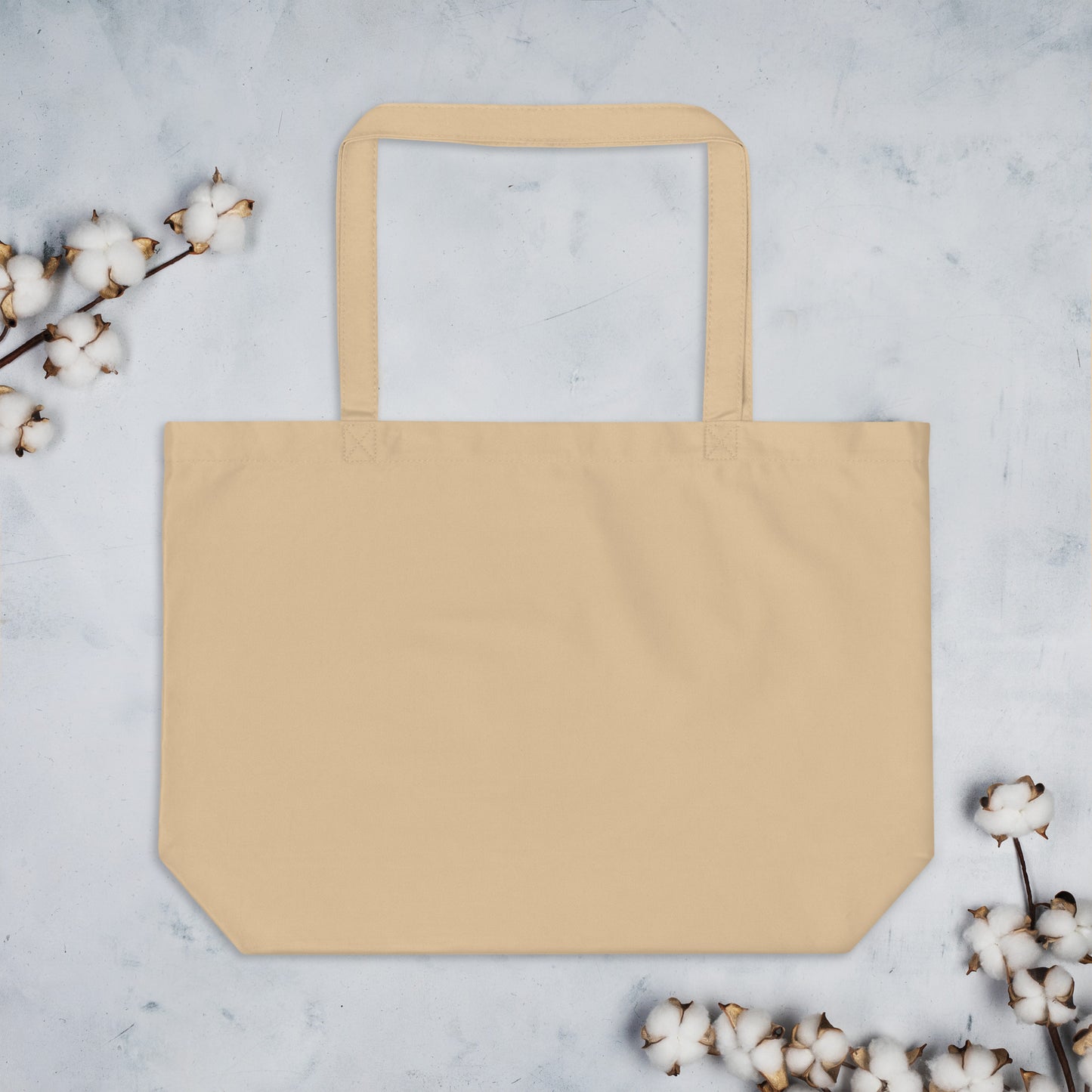 Large organic tote bag