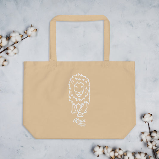 Large organic tote bag