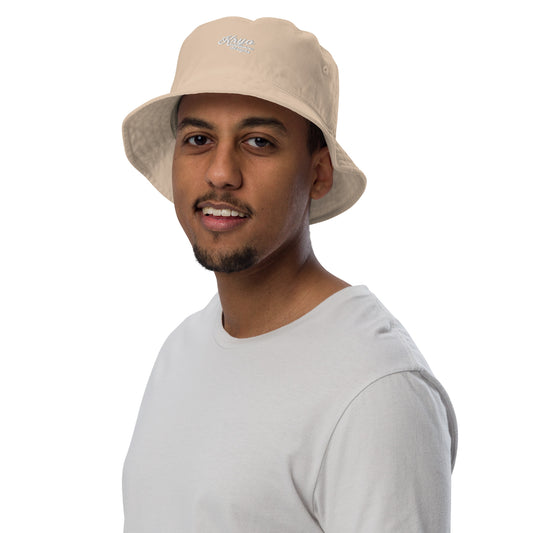 Organic stone bucket hat