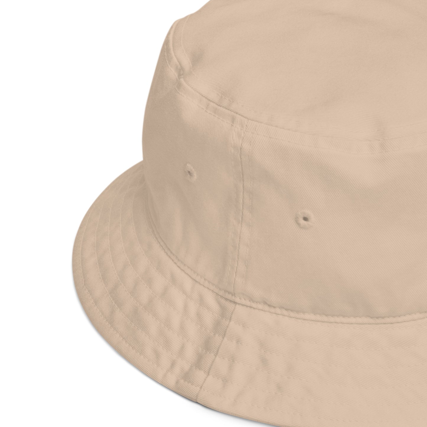 Organic stone bucket hat