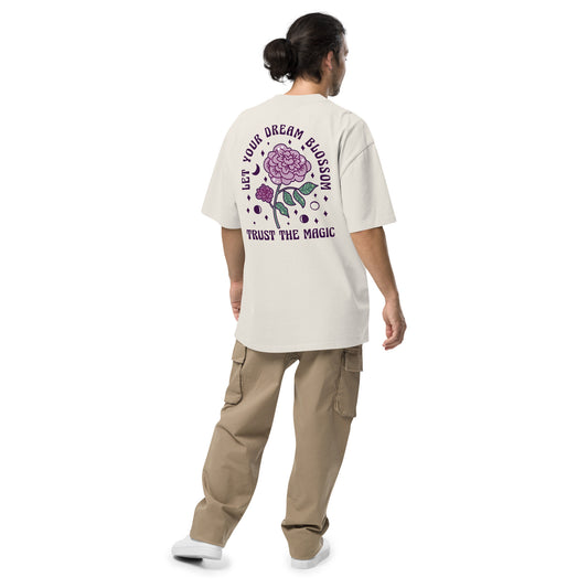 Oversized Dream Blossom faded t-shirt