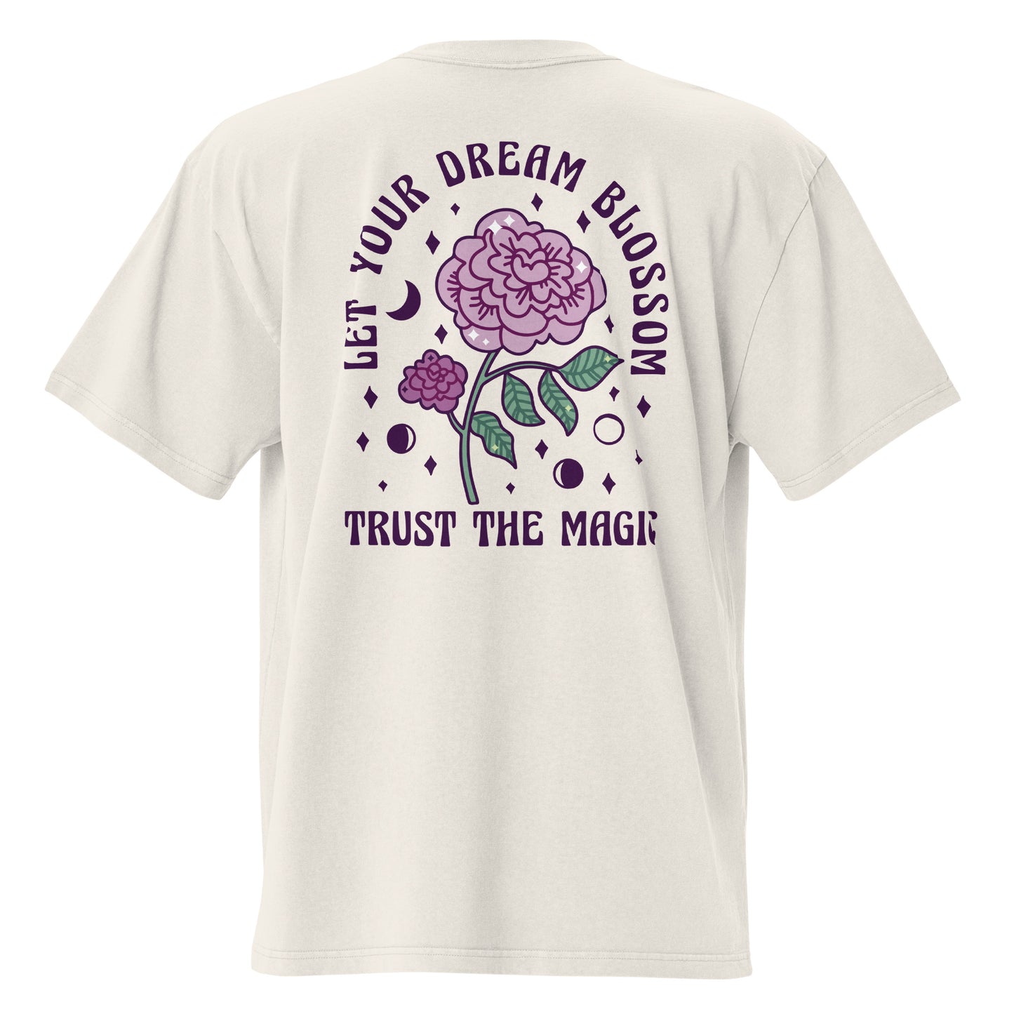 Oversized Dream Blossom faded t-shirt