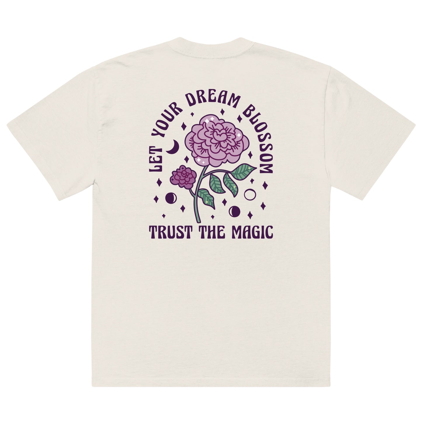 Oversized Dream Blossom faded t-shirt
