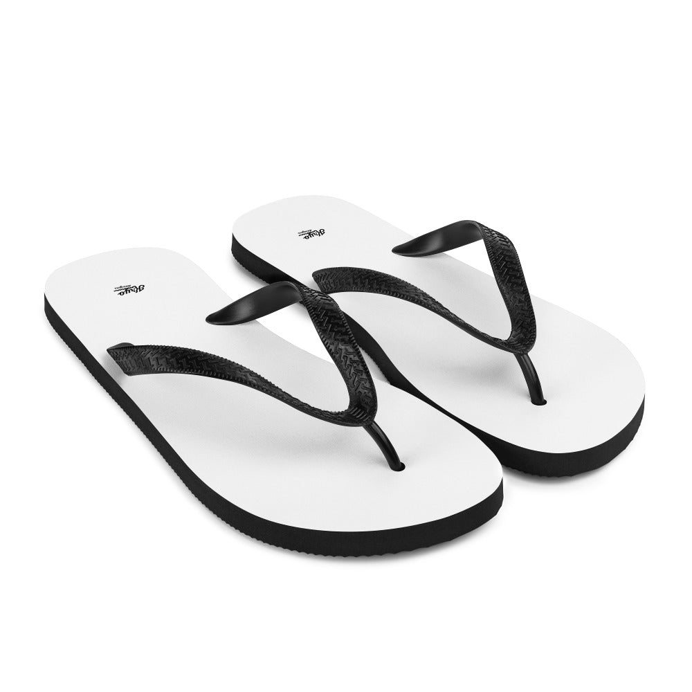 White Flip-Flops