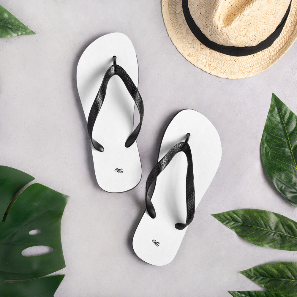 White Flip-Flops