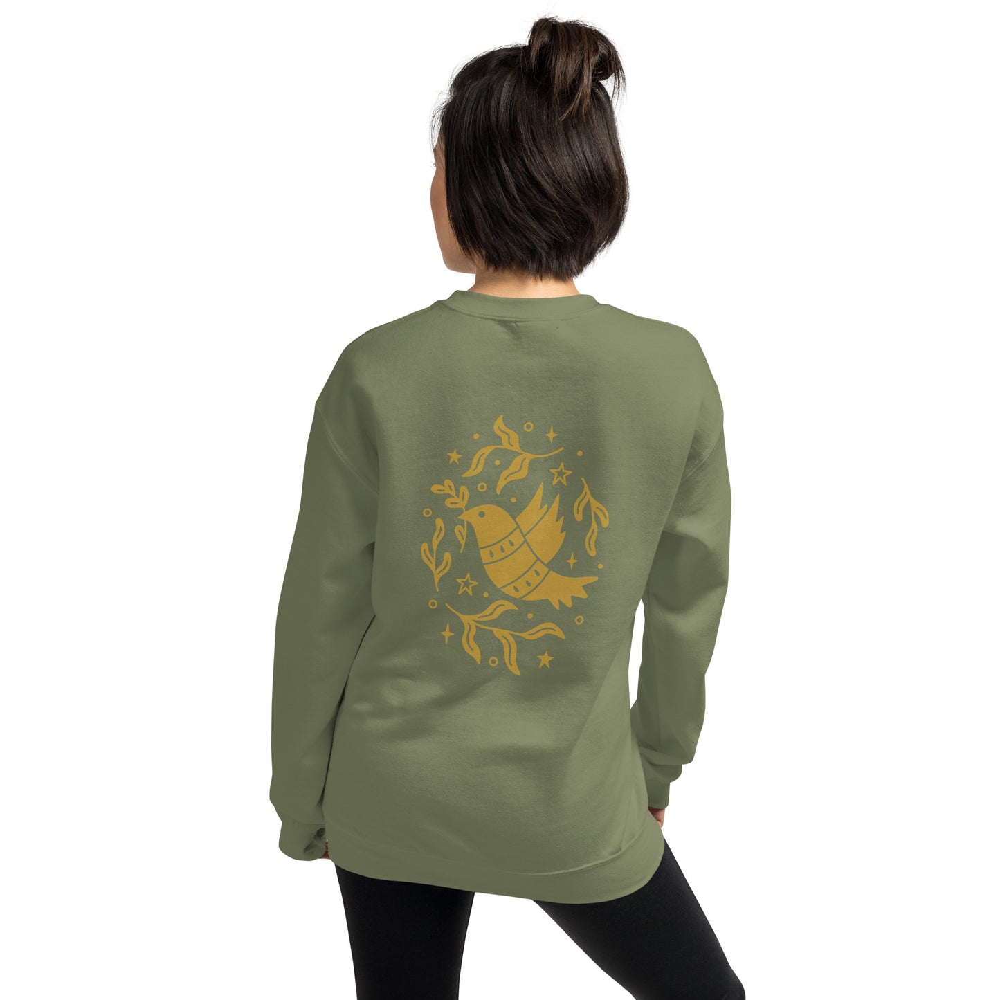 Bird Print Sweatshirt (7 colour options)