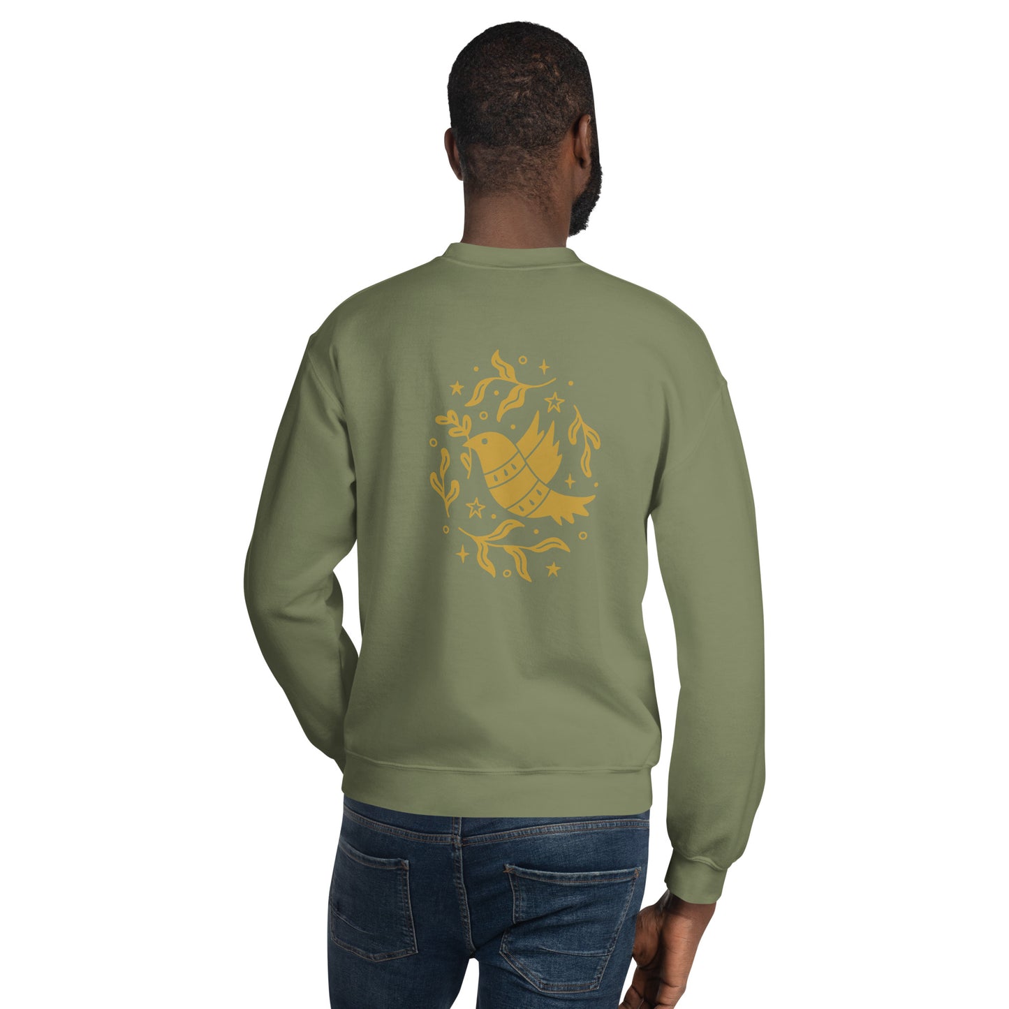 Bird  Print Sweatshirt (7 colour options)