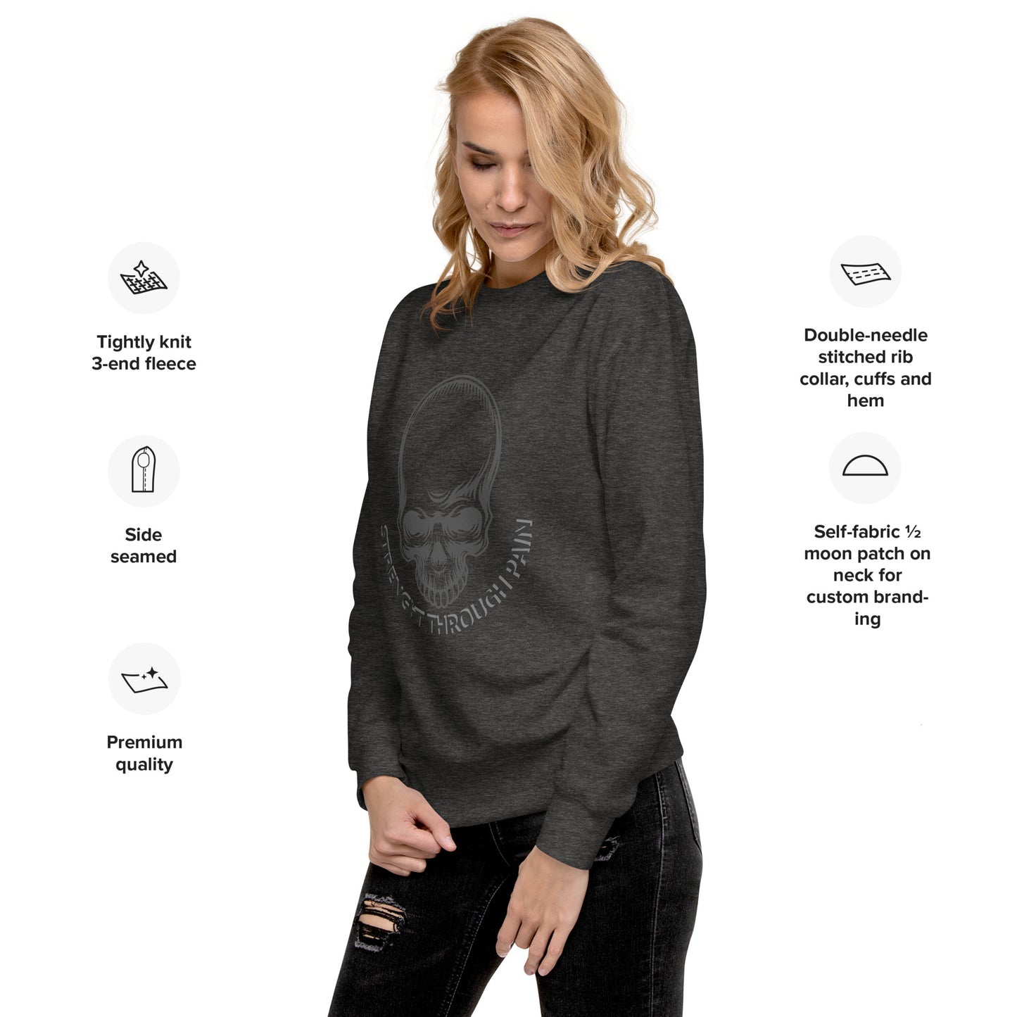 Women’s Premium Skull Sweatshirt