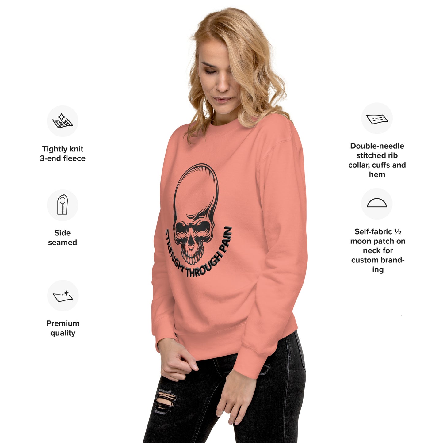 Women’s Premium Skull Sweatshirt