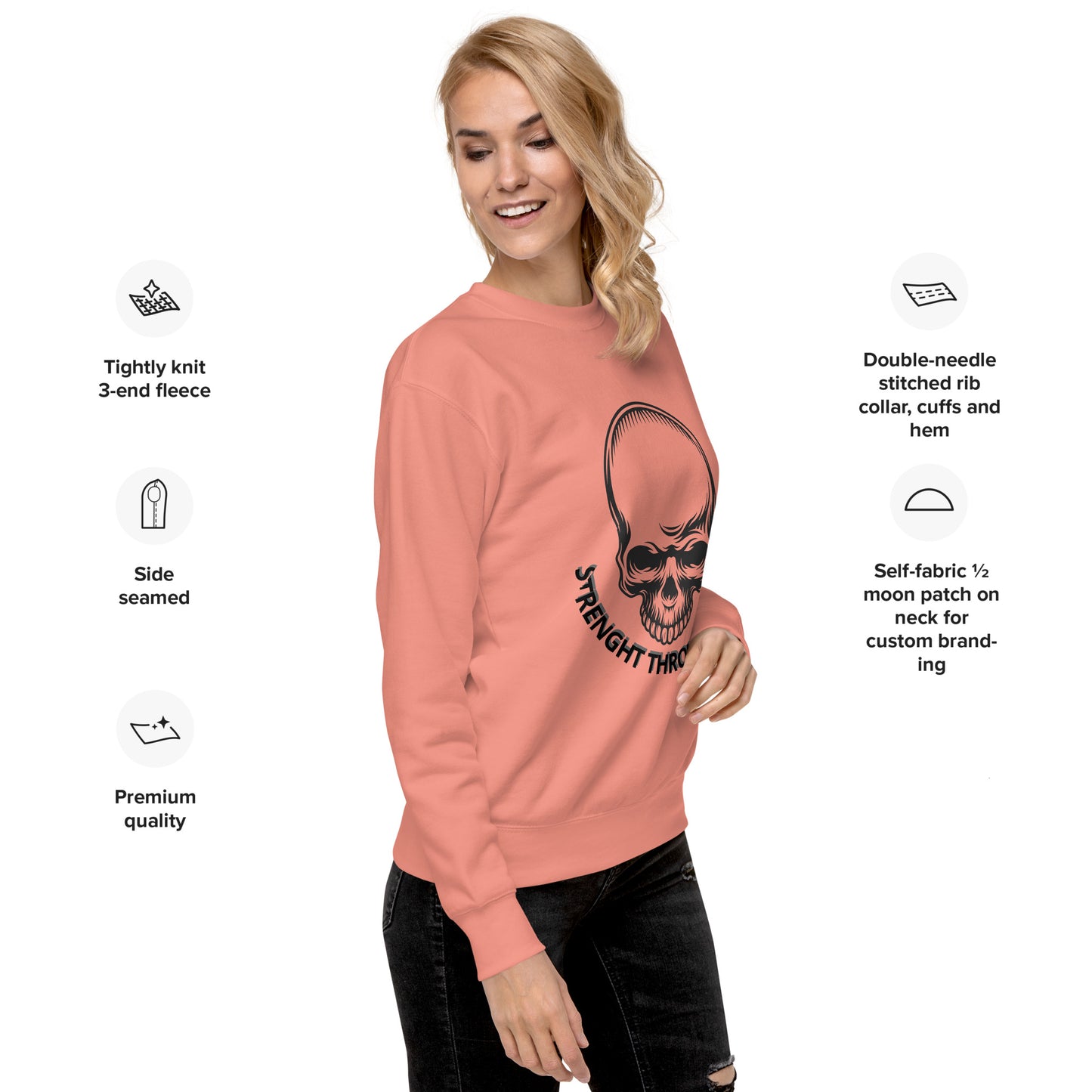 Women’s Premium Skull Sweatshirt