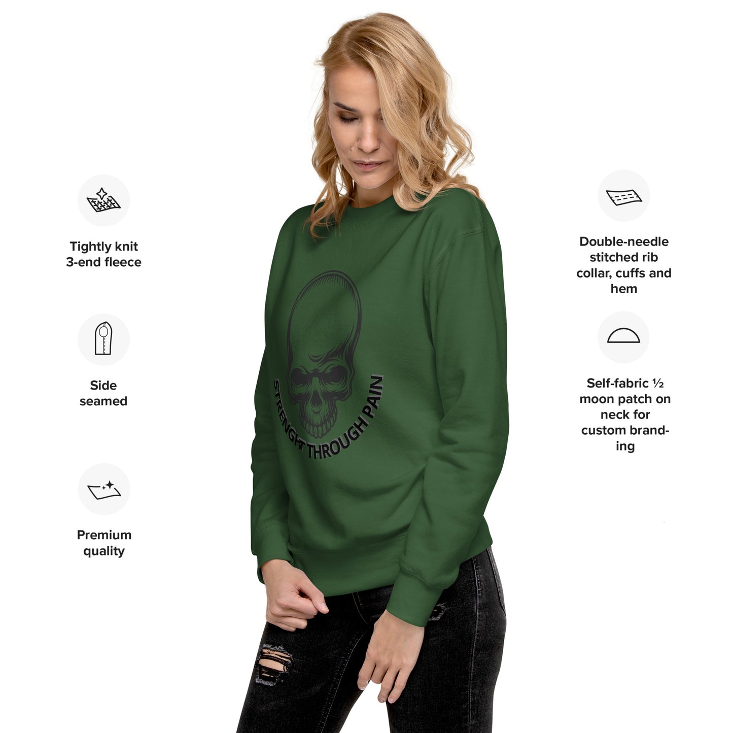 Women’s Premium Skull Sweatshirt