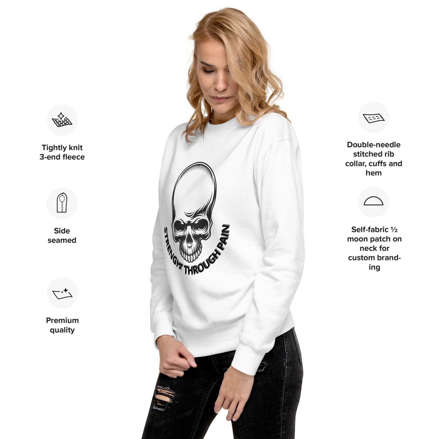 Women’s Premium Skull Sweatshirt