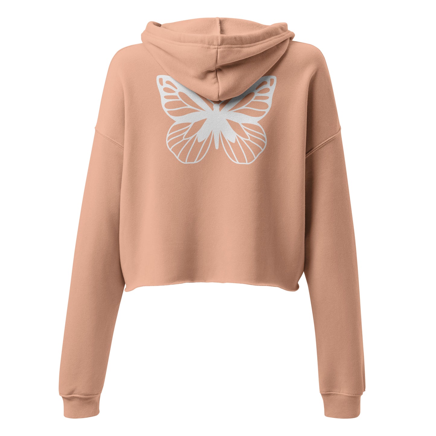 Crop Butterfly Hoodie