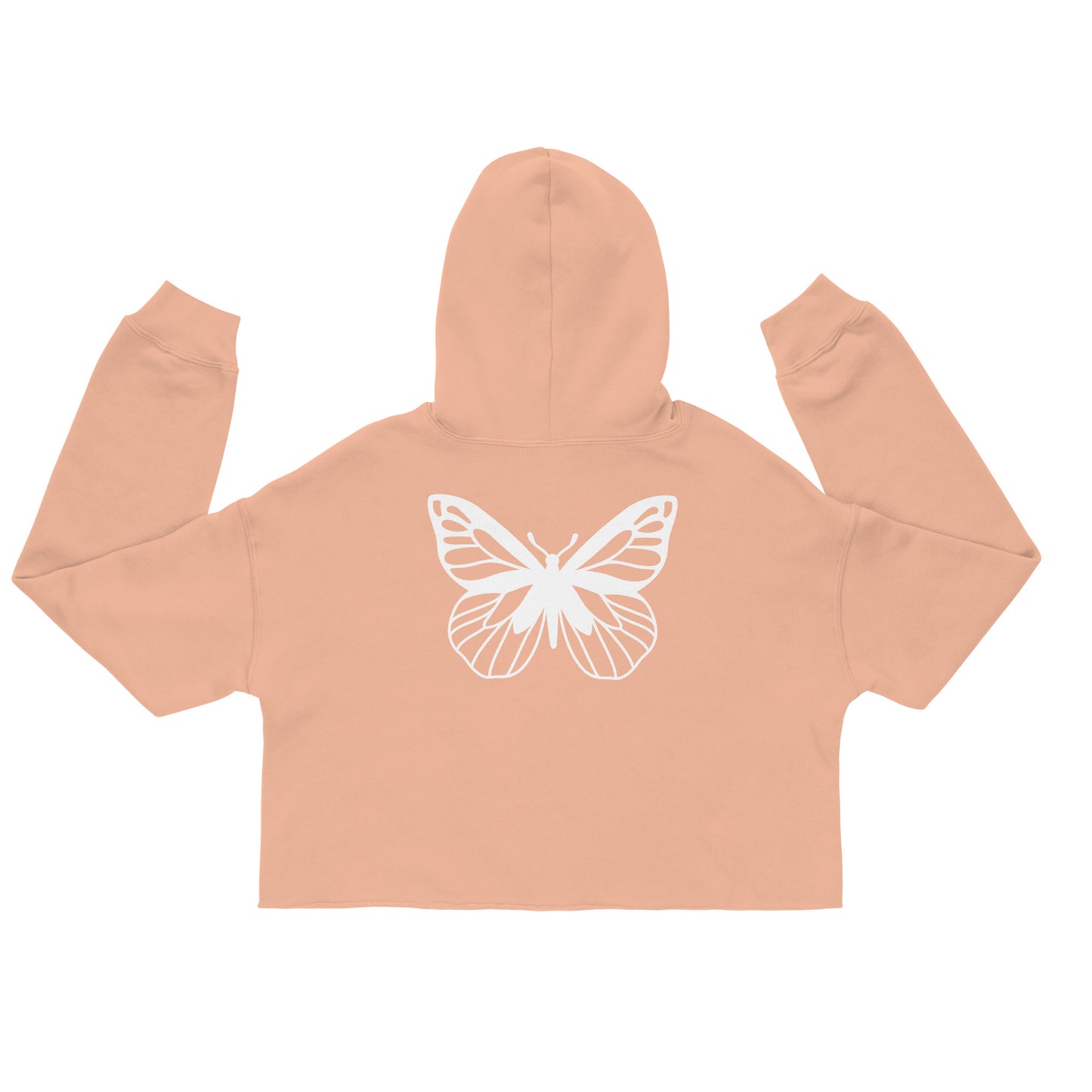 Crop Butterfly Hoodie