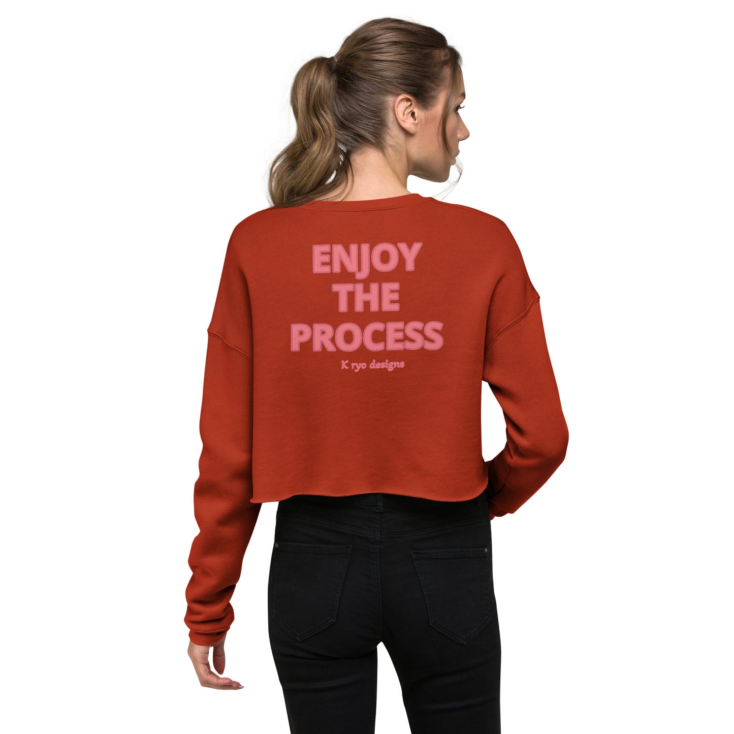 Enjoy The Process Crop Sweatshirt