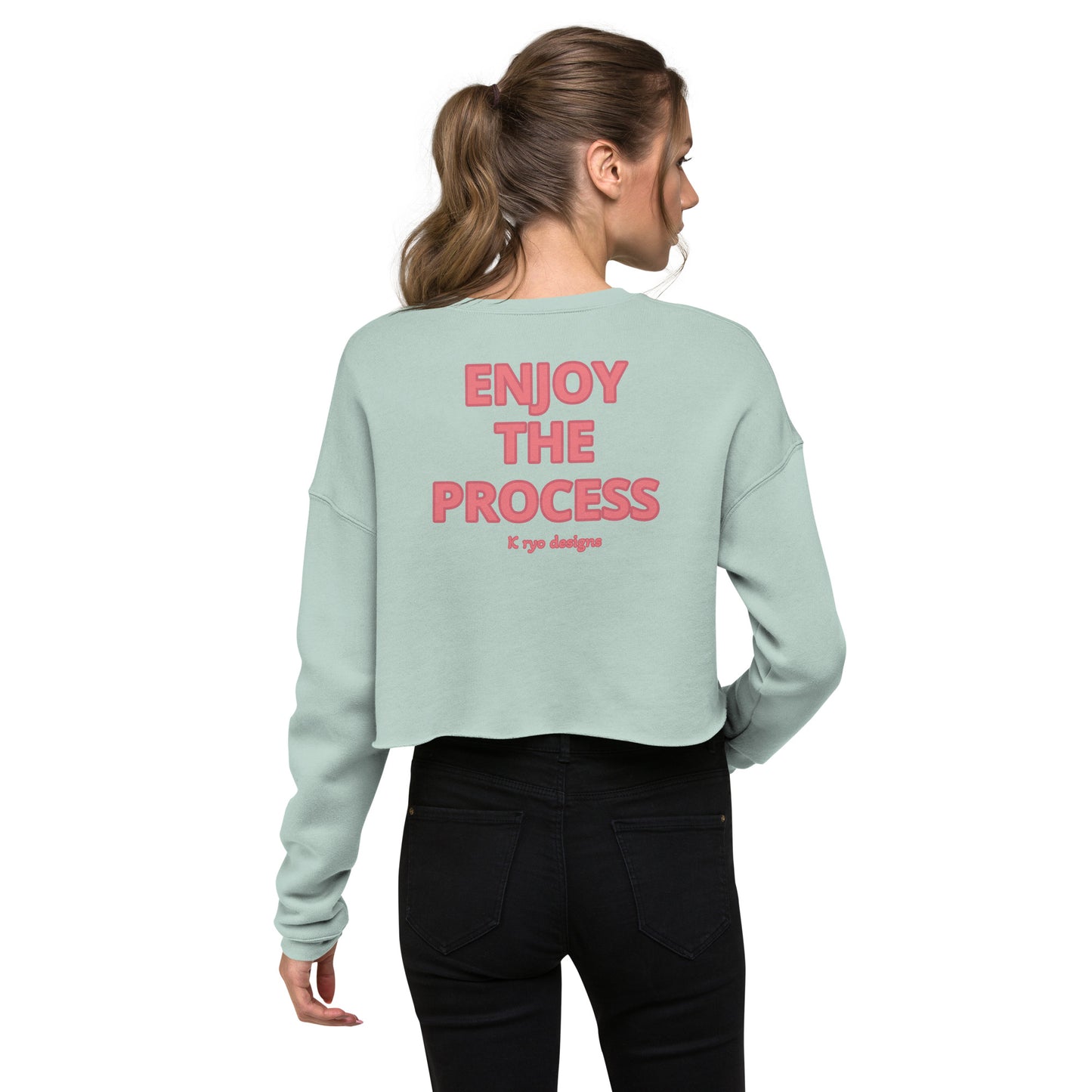 Enjoy The Process Crop Sweatshirt