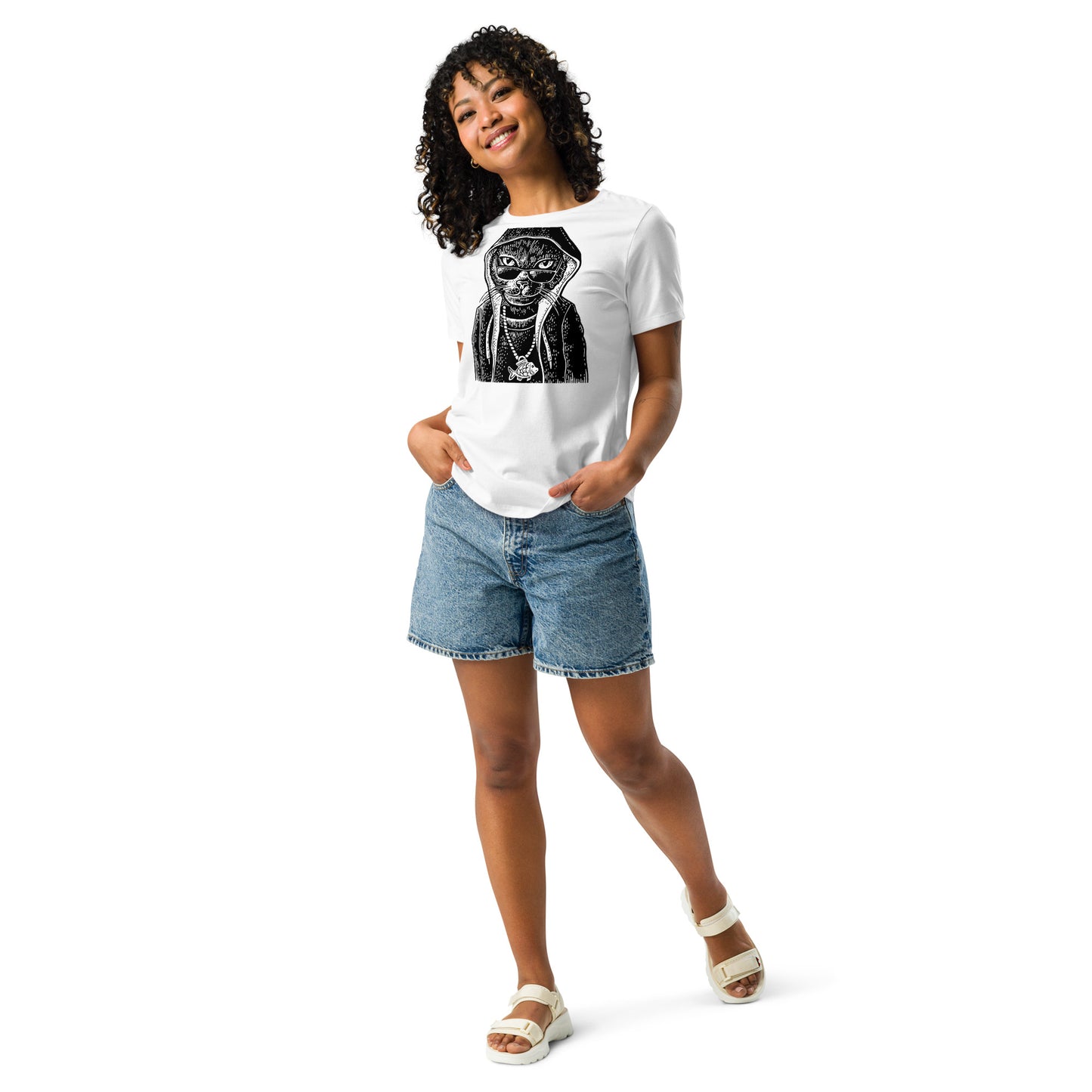 Women's Relaxed Cool Cat T-Shirt