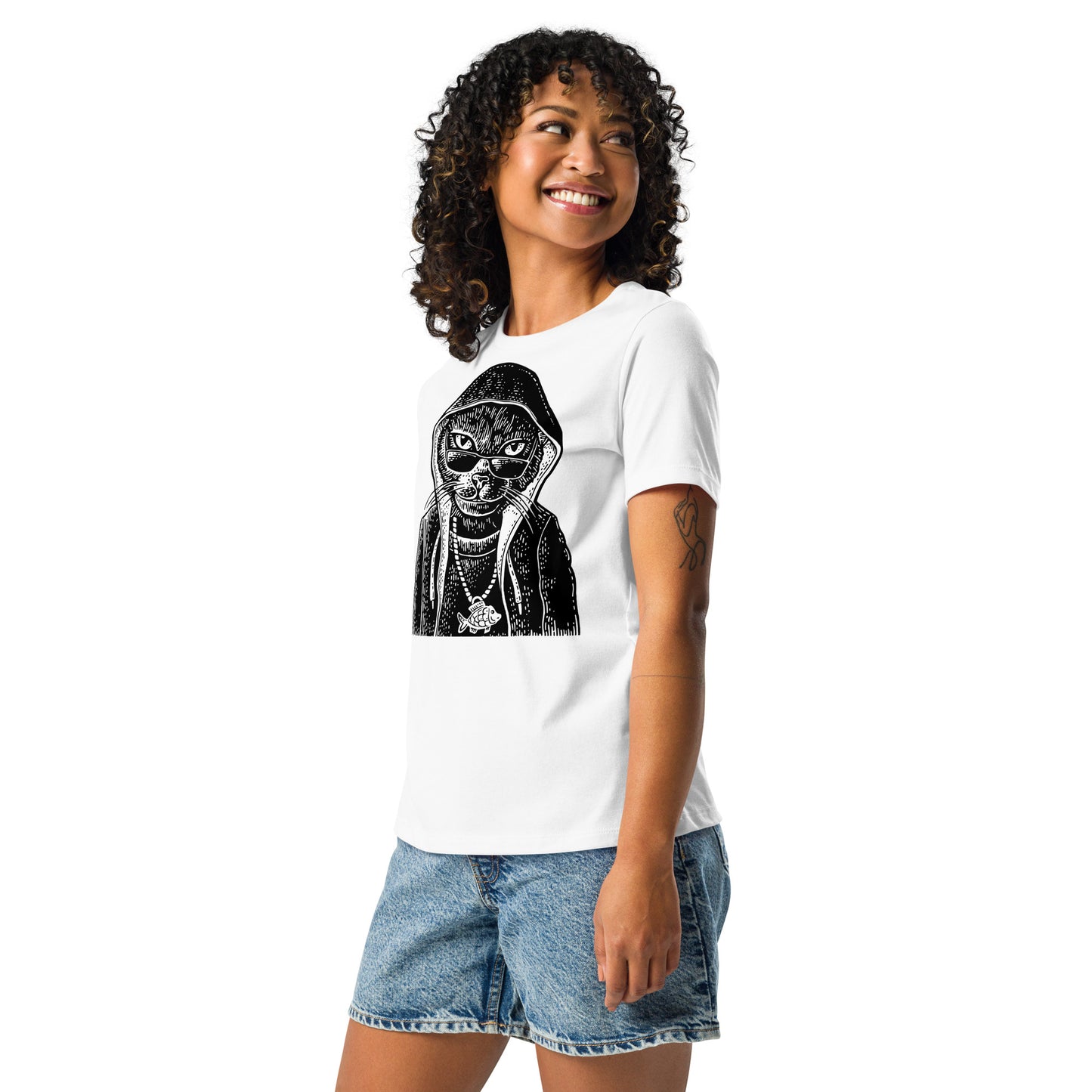 Women's Relaxed Cool Cat T-Shirt