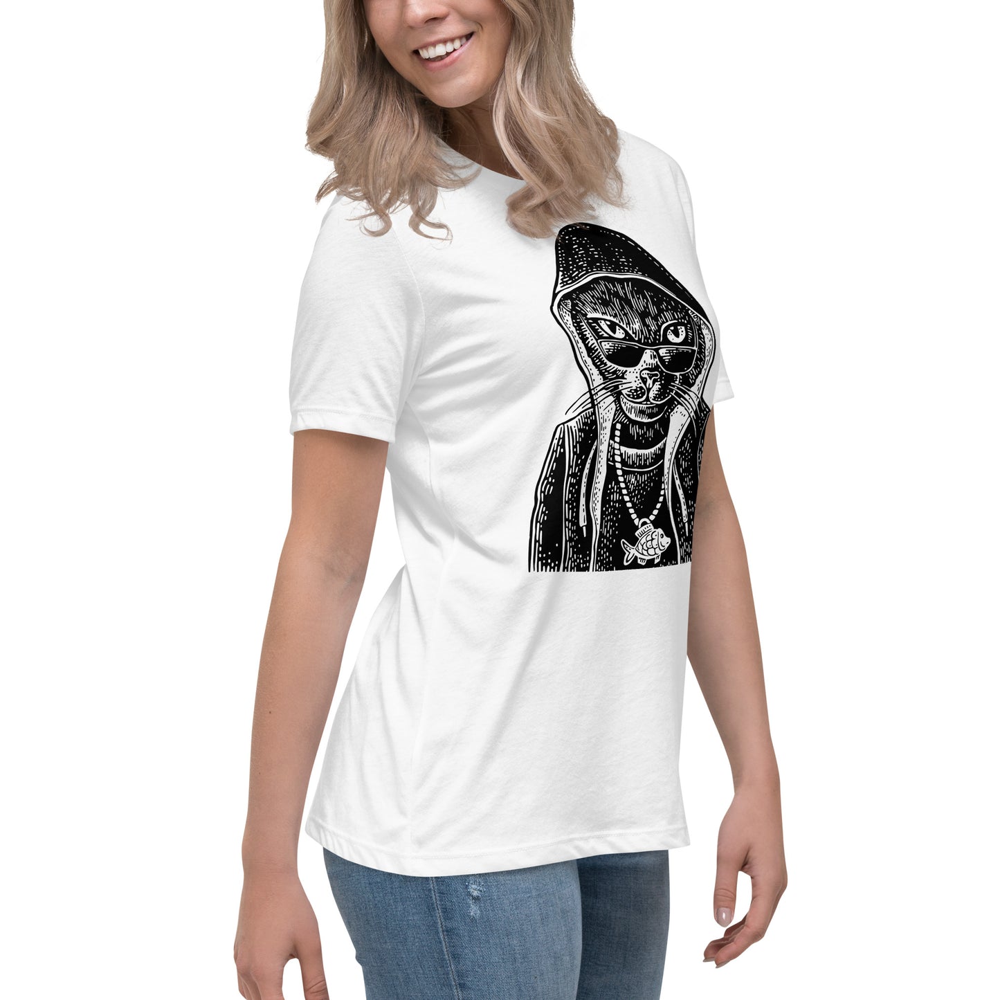 Women's Relaxed Cool Cat T-Shirt