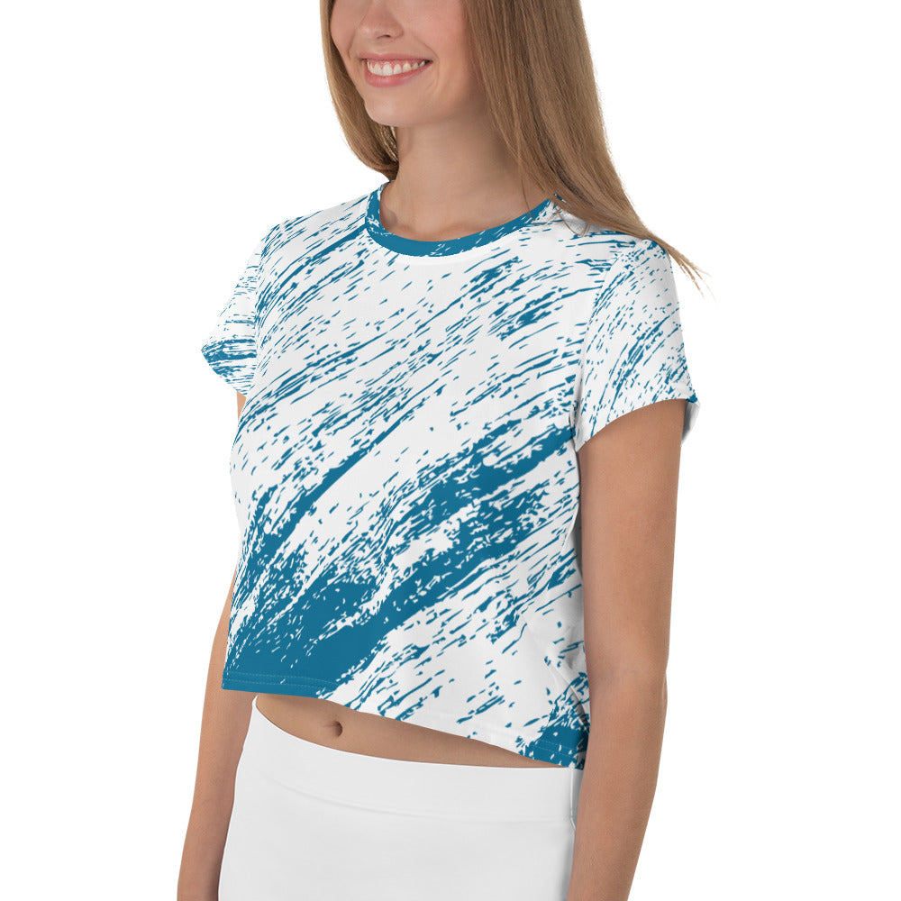 All-Over Print Crop Tee