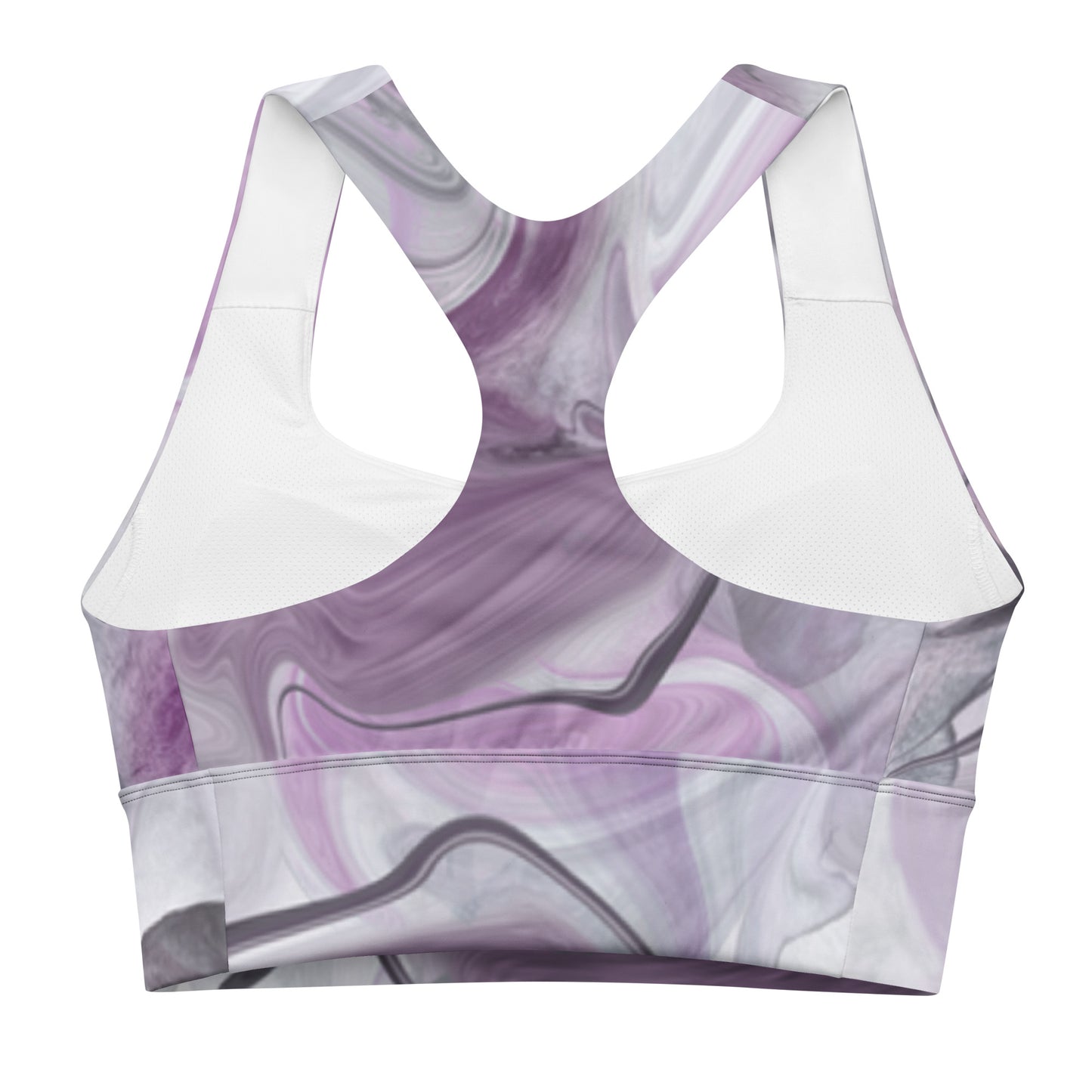 All over print longline sports bra