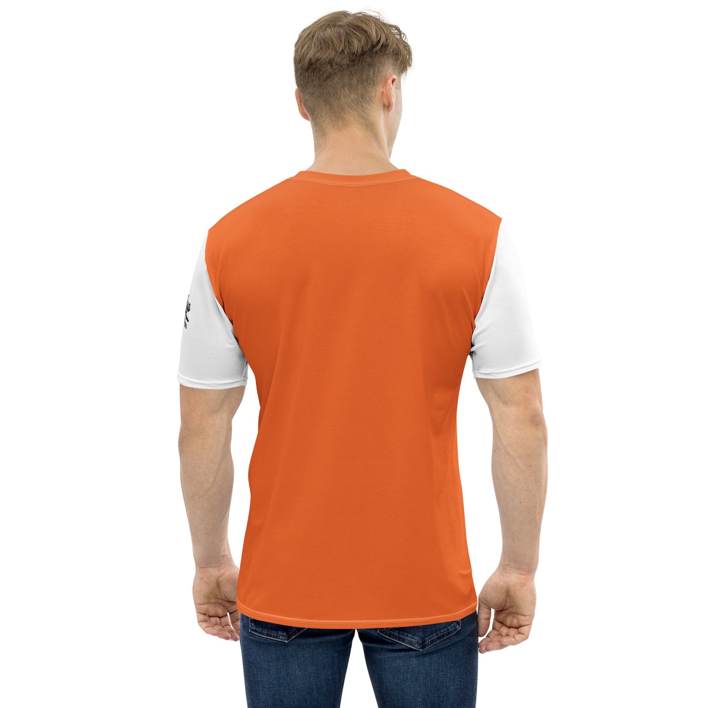 Orange & white t-shirt