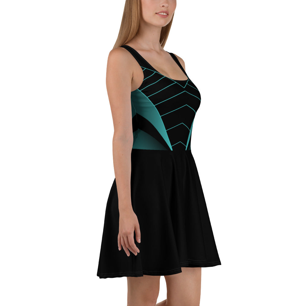 Geometric Skater Dress