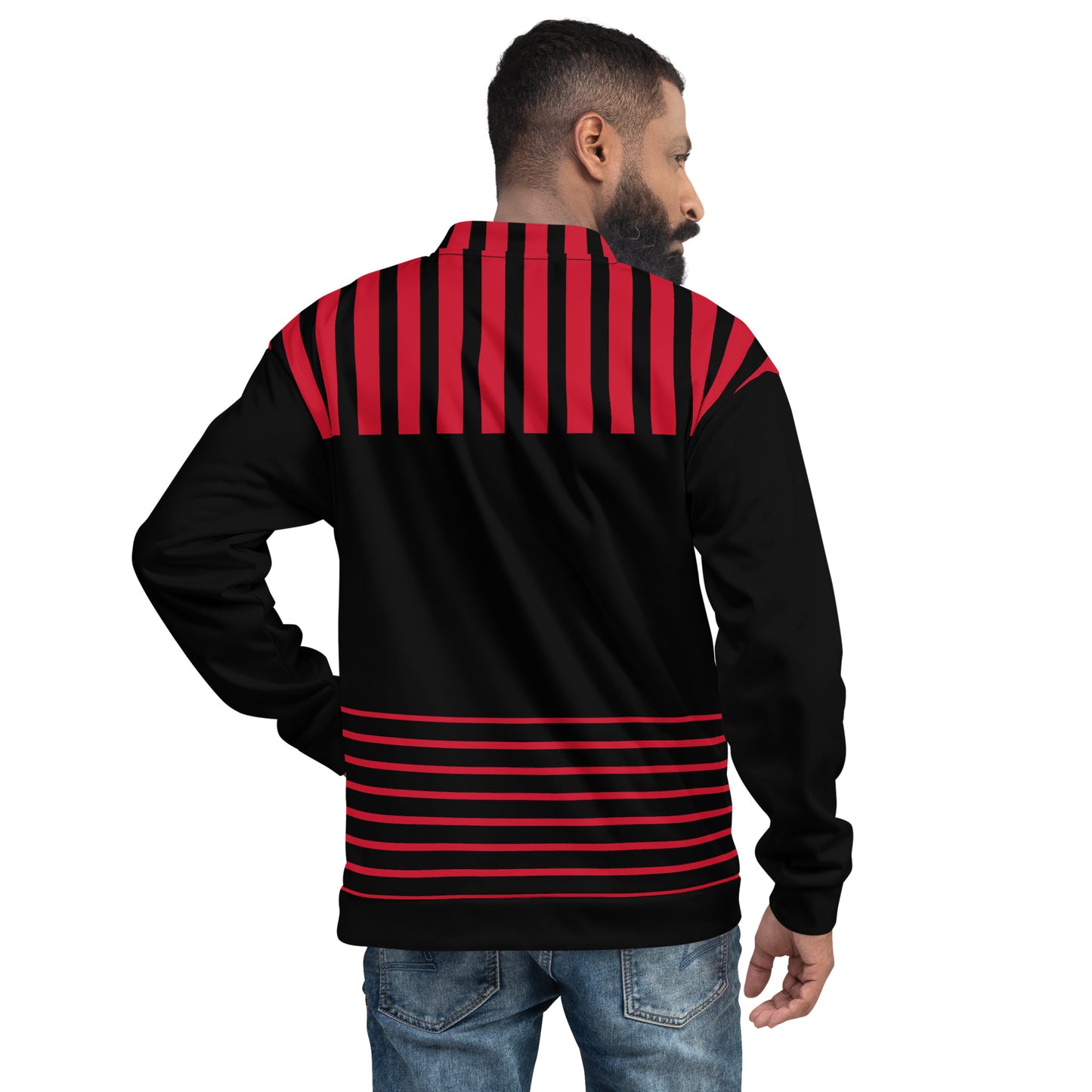 Bomber Jacket (red/black)