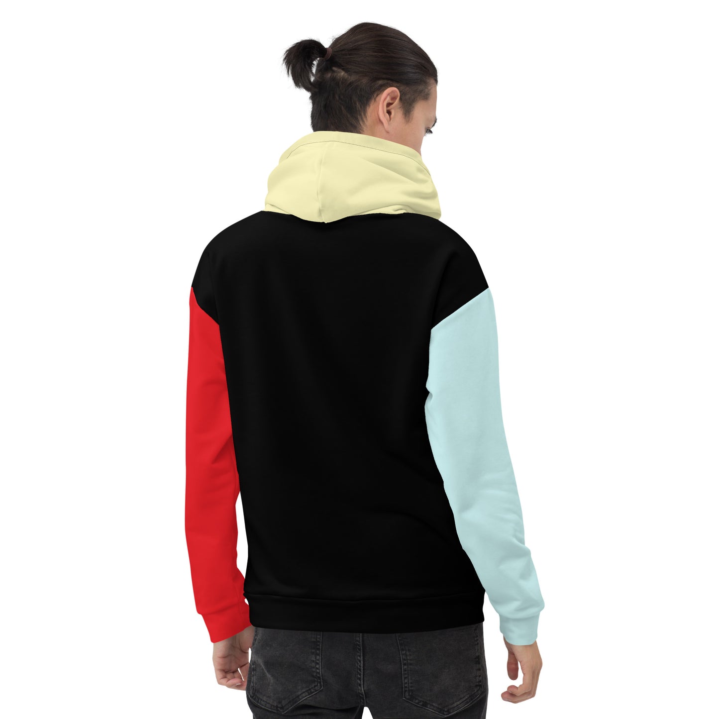 Block colour bull hoodie