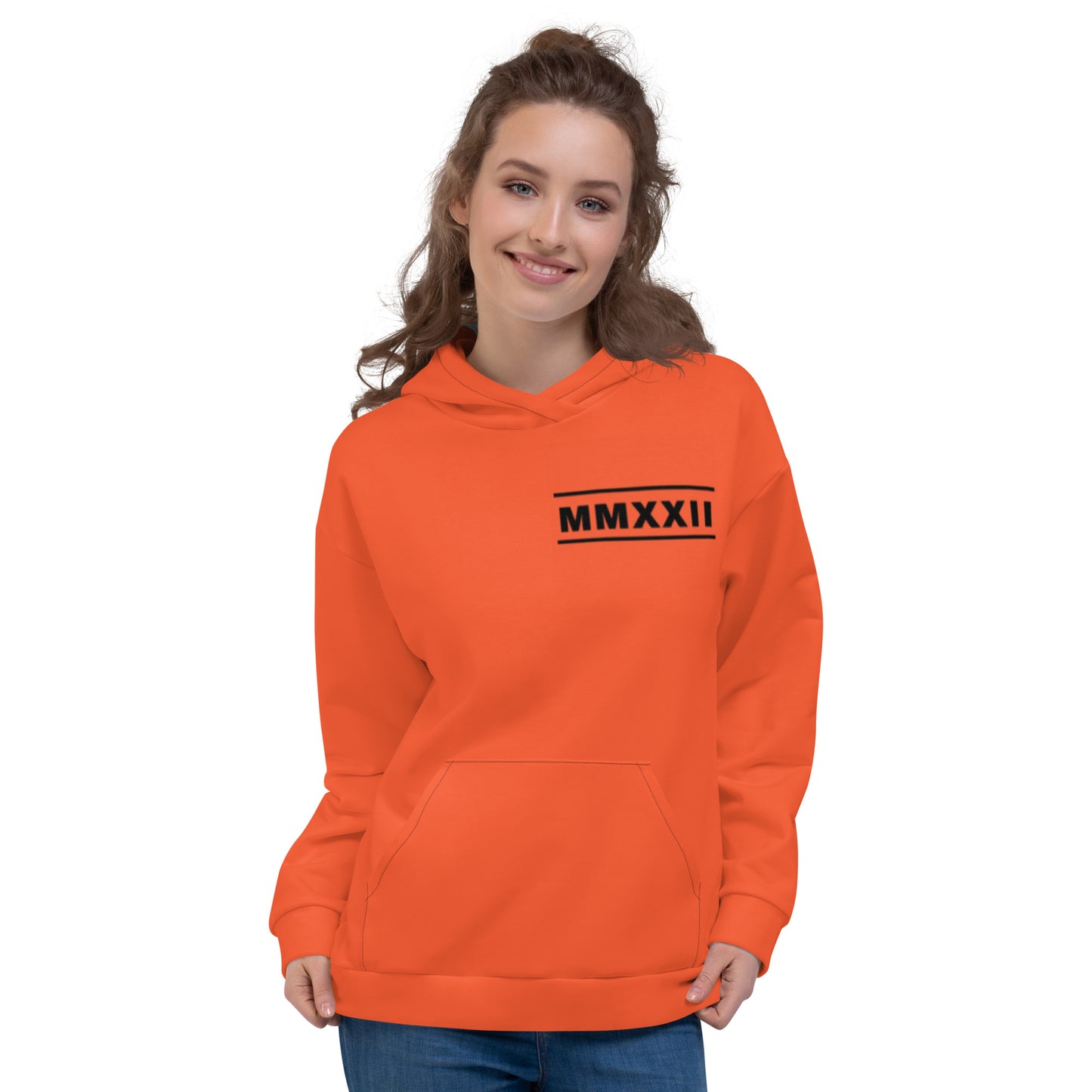 Orange orbiting sun Hoodie