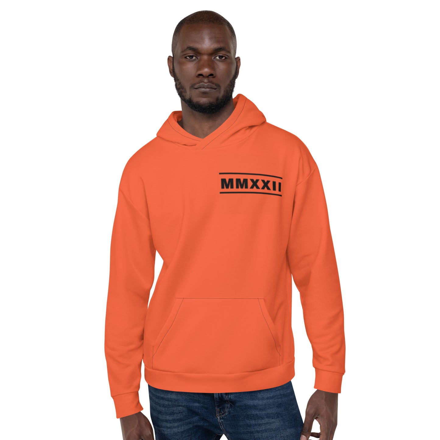 Orange orbiting sun Hoodie