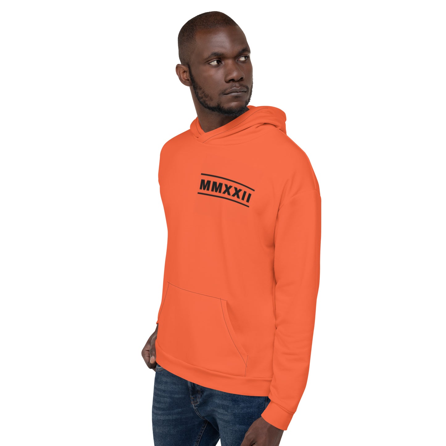 Orange orbiting sun Hoodie