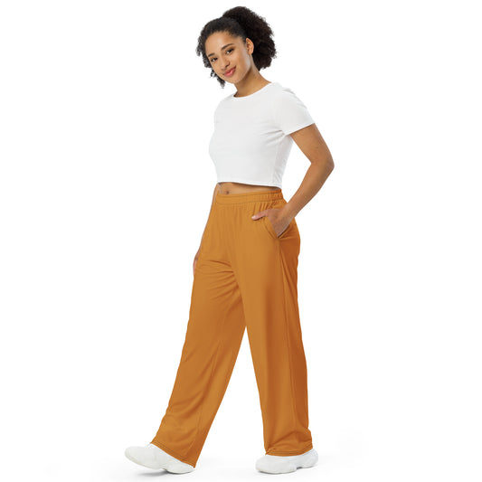 Bronze wide-leg pants