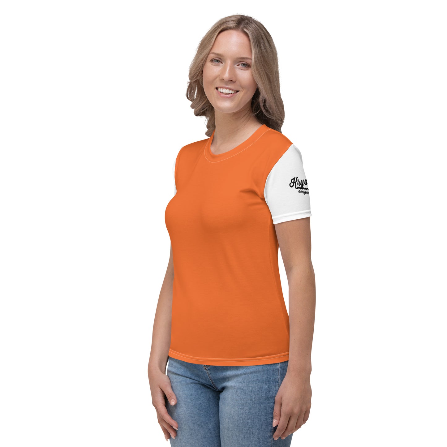 Orange & White T-shirt