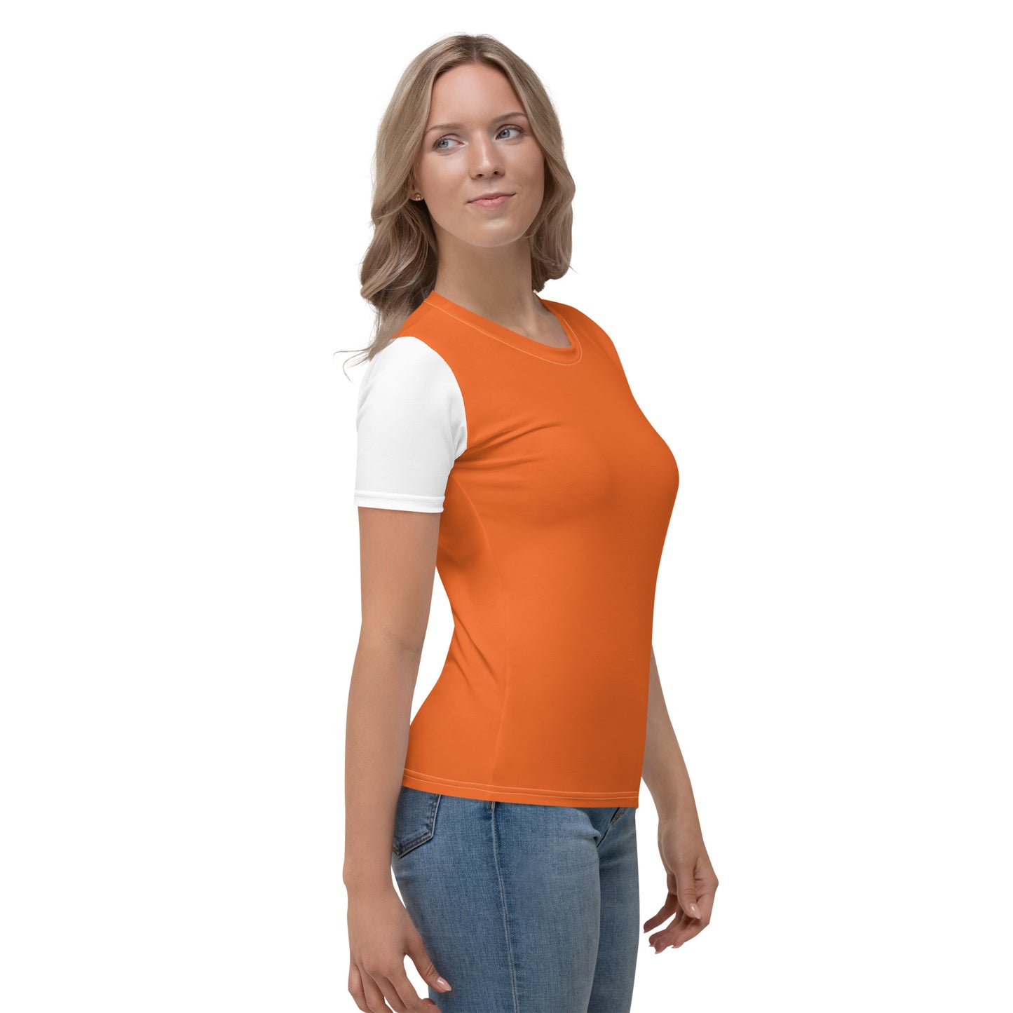 Orange & White T-shirt