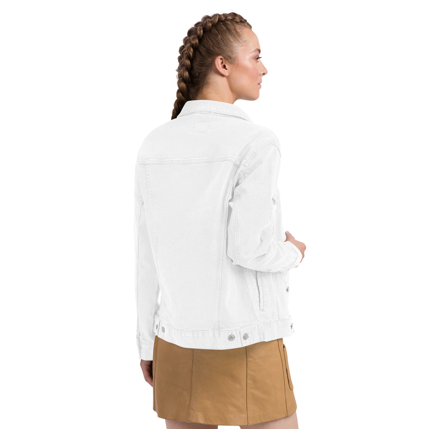 White denim jacket